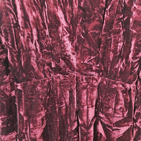 Lulu's Crushed Velvet Cold-Shoulder Bodycon Cocktail Dress Size Small - Picture 11 of 14